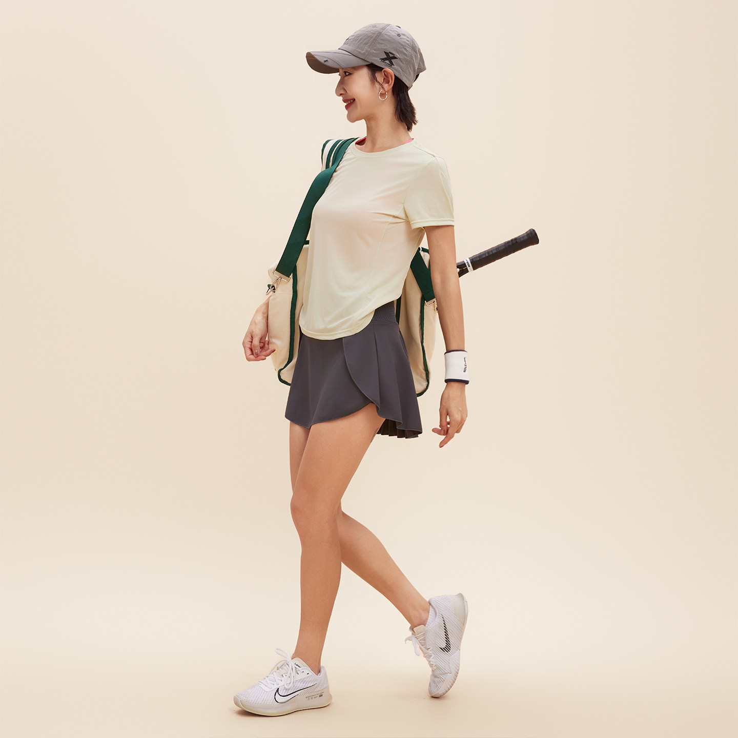 annerun透气运动短袖女夏修身显瘦速干t恤户外跑步瑜伽服健身上衣,淘宝优惠券,粉丝福利购,淘宝优惠卷