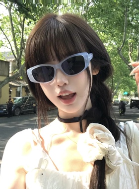甜酷风多巴胺少女墨镜圆脸太阳镜