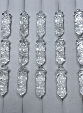 2026热销爆款天然白水晶文昌笔狐仙diy项链吊坠配件 款式流行时尚