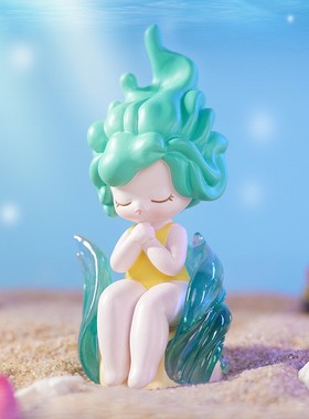 2026梦语海洋盲盒摆件新款美人鱼少女心树脂公仔创意摆件桌面装饰