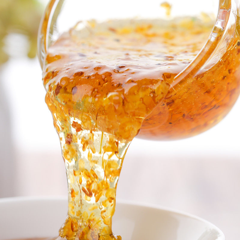 创御饮桂花茶酱1.5kg 玫瑰蜂蜜柚子茶 百香果菊花柠檬果酱桂花酱
