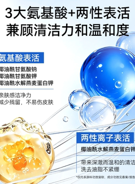 目颜积雪草保湿净颜洁面乳洗面奶