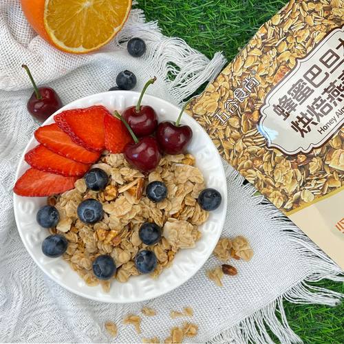 烘焙燕麦片谷物脆水果坚果蜂蜜拌酸奶零食即食营养代餐早餐非油炸 - 图0