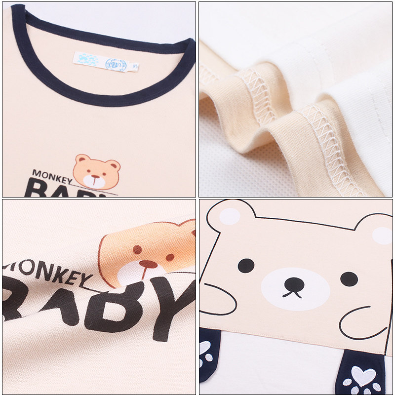 春秋季纯棉长袖卡通休闲睡衣 韩黛芙睡衣/家居服套装