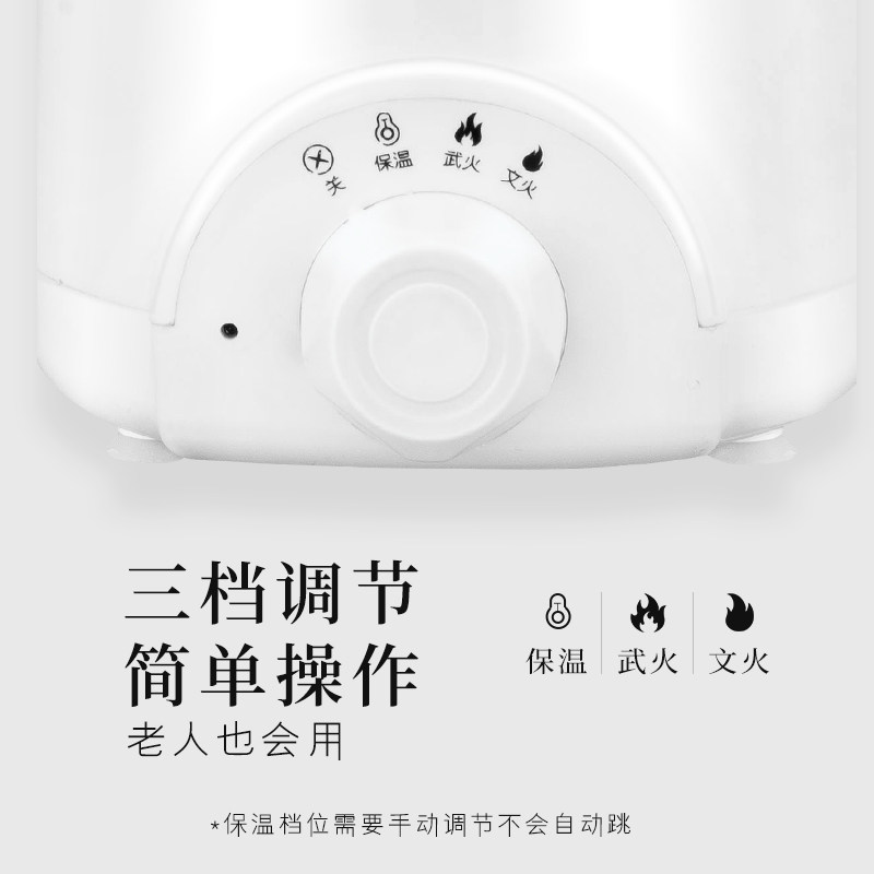小型家用迷你煲汤锅1人宝宝燕窝 米栗熊电炖/煮粥锅/文火炉