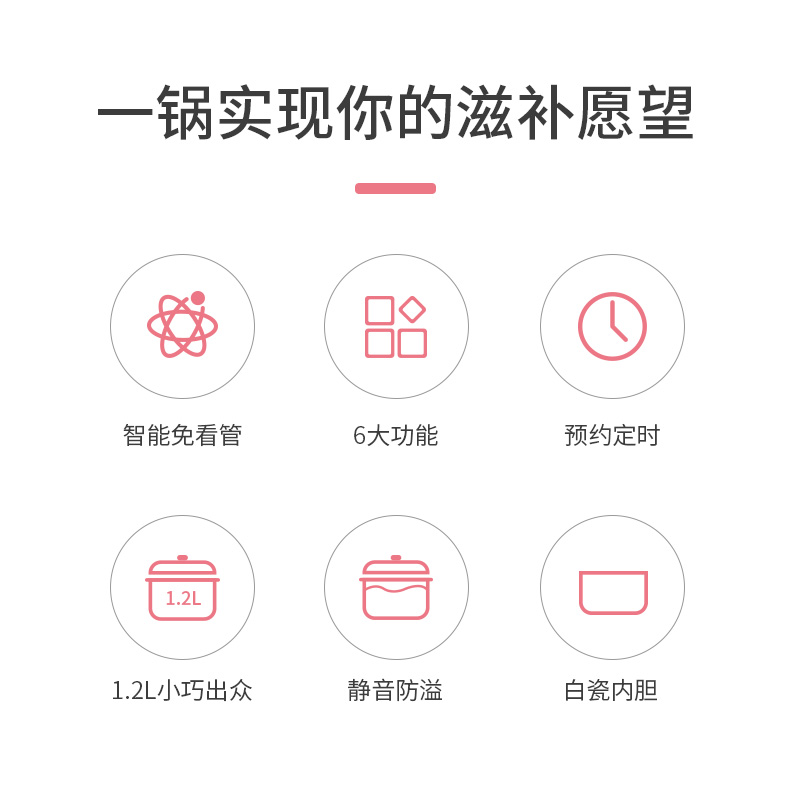宝宝迷你小陶瓷养生bb煲神器电炖锅 米栗熊电炖/煮粥锅/文火炉
