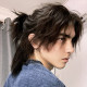 Ball head men's headband samurai hair with rubber band high elastic braid men and women hair growth rope tied hair hair band