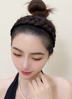 五股假发发箍秋冬高颅顶压发发窟