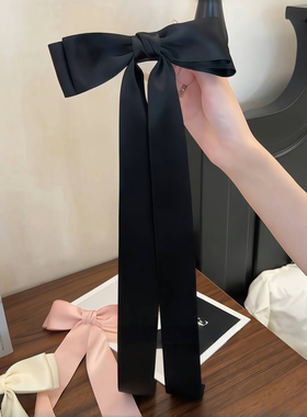 蝴蝶结飘带发夹女款弹簧夹子头饰