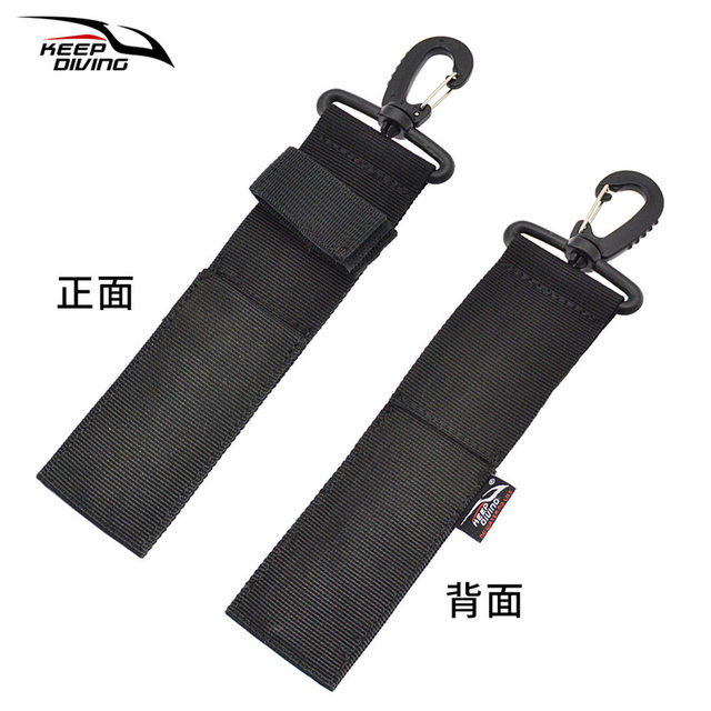 Scuba diving scissor cover wearable webbing underwater escape elbow scissors quick release storage protective cover technical diving equipment