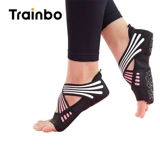 Нескользящая спортивная обувь для йоги, летние носки для тренировок, мягкая подошва, с открытой спиной