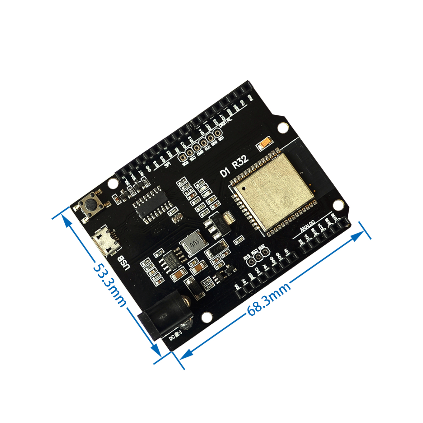 For Wemos D1 Mini For Arduino For?UNO R3 D1 R32 ESP32 WIFI W - 图1