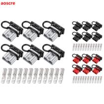 6 Sets 6-10 Gauge Battery Quick Connector 50A 12-36V Battery