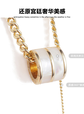 小蛮腰项链女2021年ins轻奢小众