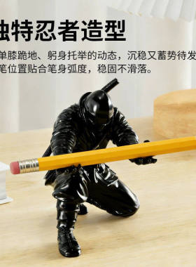 忍者笔架摆件3d打印爆款玩桌面装饰文具收纳个性化创意支架摆件