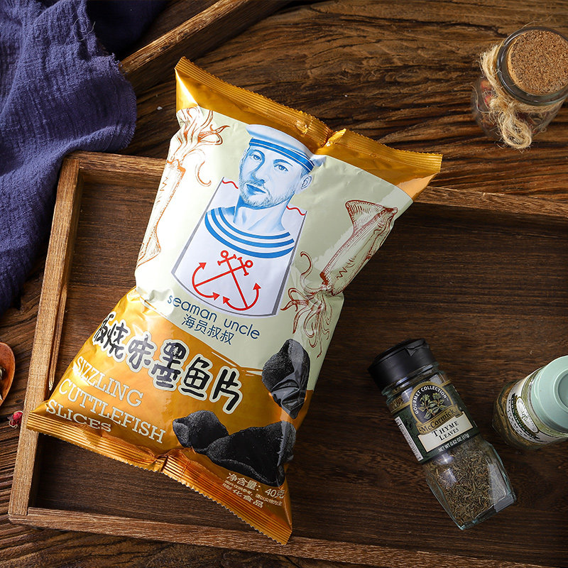舌尖爱海员叔叔墨鱼片虾片 舌尖爱食品膨化食品