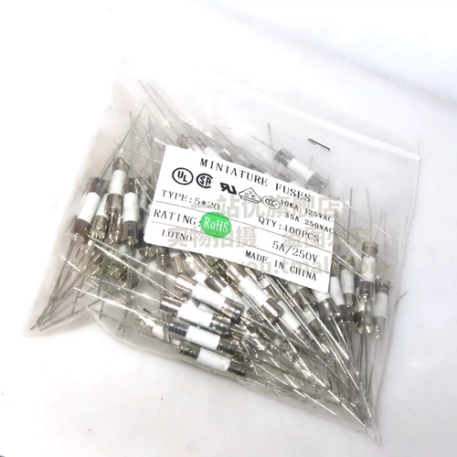 Керамический предохранитель, 5×20мм, 2A, 3A, 15A, 4A, 5A, 6A, 3A, 250v