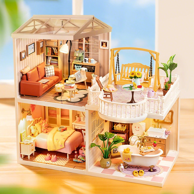 If you come to super world DIY hut assembled toys for women