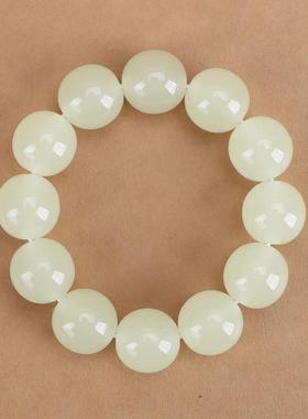 2025荧光手串夜光男女情侣款夜明珠饰品夜光玉珠招财转运手串