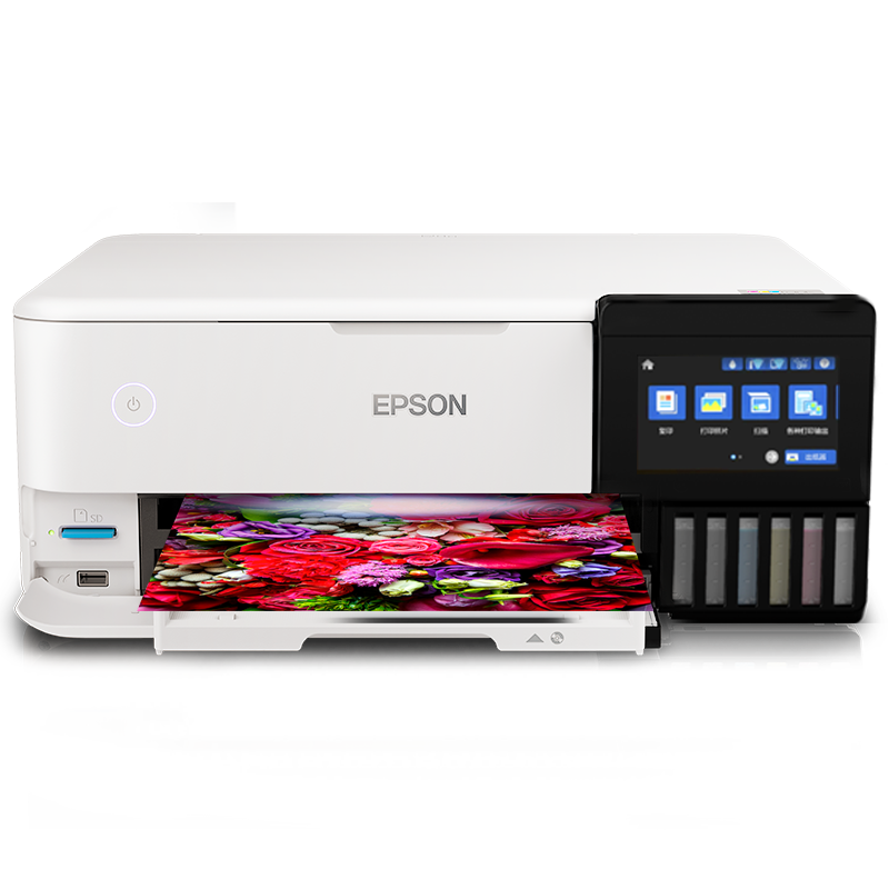 EPSON爱普生L8168 8188照片打印机复印一体机小型家用6色无线自动双面手机连接彩色A4作业办公用超L805 850 - 图3