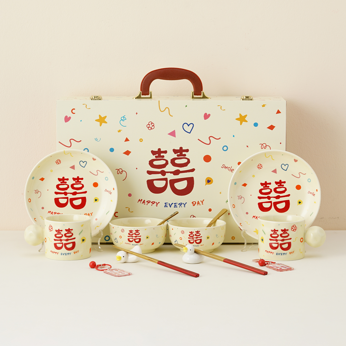 仲夏知己新婚礼物送新人闺蜜乔迁新居餐具送新娘结婚礼品订婚实用