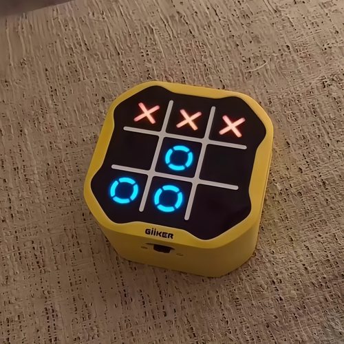 益智玩具电子井字棋九宫格大脑思维训练按按乐互动迷你双人桌面5 - 图1