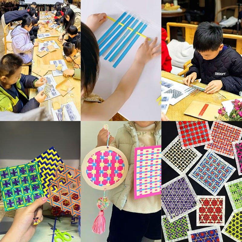 竹条竹编材料儿童手工diy编织竹篾材料包竹子竹片非遗学生团建,淘宝优惠券,粉丝福利购,淘宝优惠卷