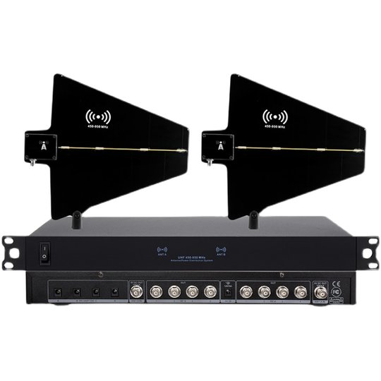 专业舞台演出麦克风校园操场挂墙无线话筒天线放大器信号增强