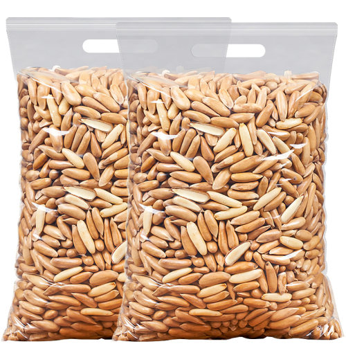 新货手剥巴西松子500g袋装级颗粒阿富汗坚果年货零食干果旗舰店 - 图3