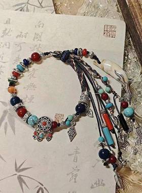 秦彻风临野衍生印象编织手绳成品恋与深空小红书同款藏式手链