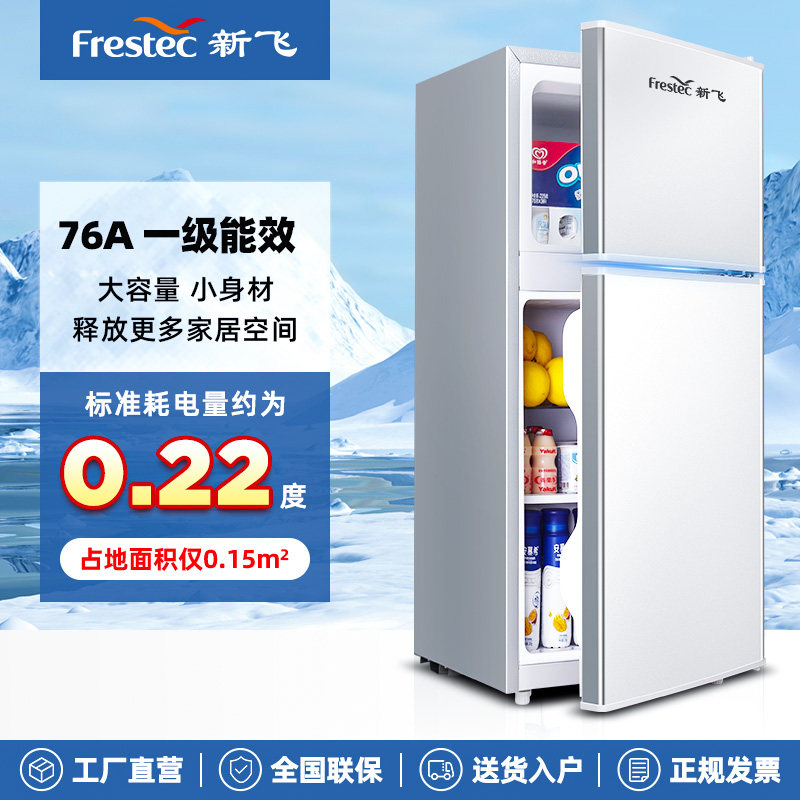 新飞小冰箱家用小型宿舍租房用节能 新飞利朔厨房冰箱