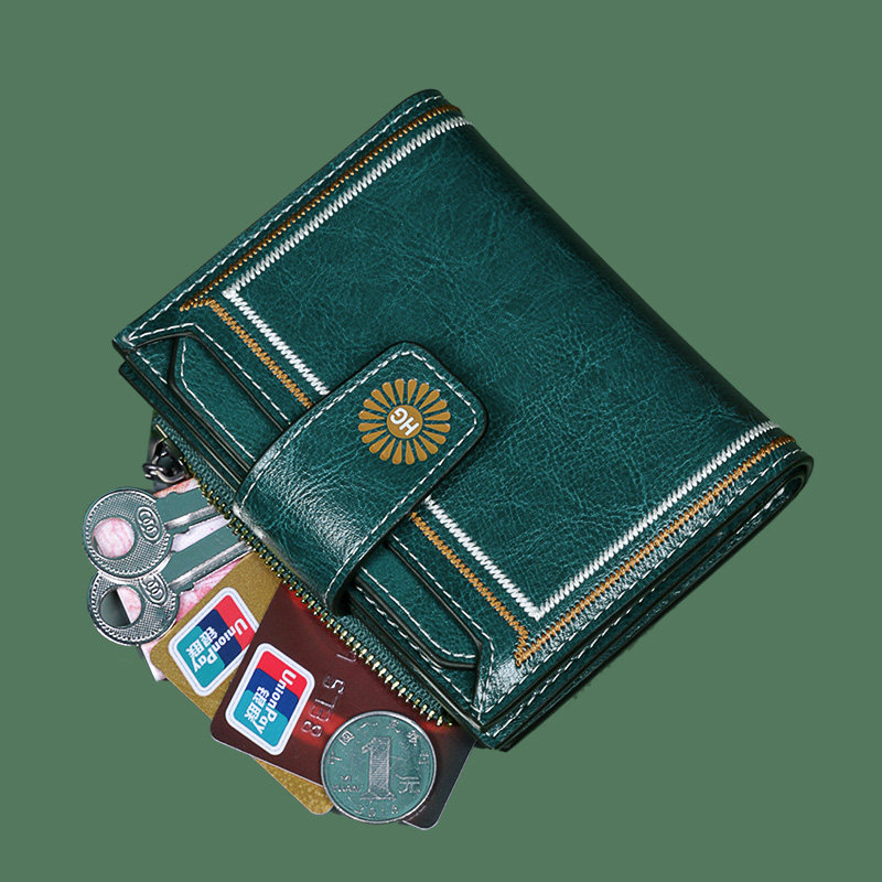 hg短款小众设计新款2021爆款零钱包 hopegirl钱包