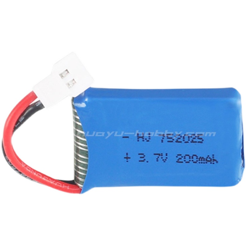 3.7V 200mAh 20C锂电池 MX2.0-2P正向 Syma司马X4 X11 X13 四旋翼 - 图3