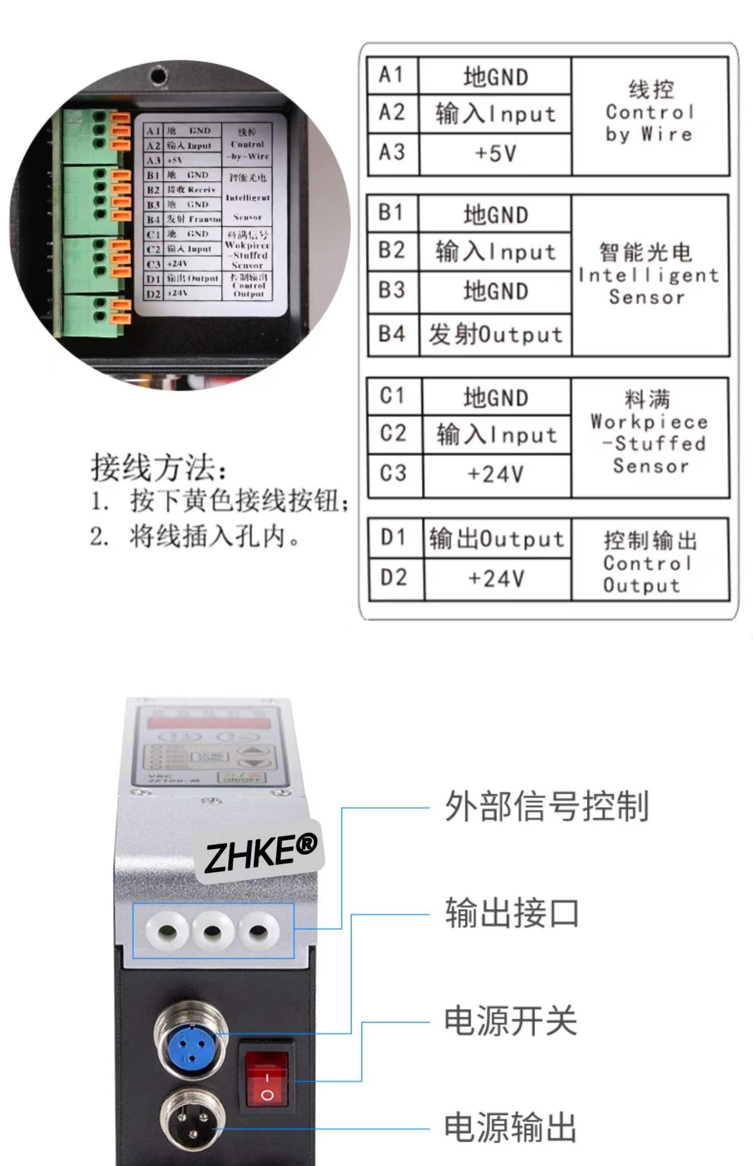 SDVC31S 31M 31L数字调频振动送料控制器振动盘控制器震动调速器 - 图2