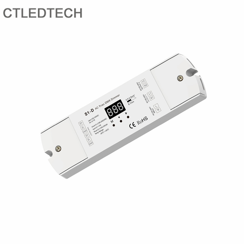 上新 DMX512转可控硅调光信号 DMX转Triac信号 2路输出支持RDM-图0