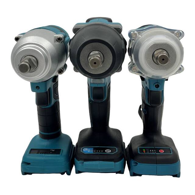 High power, high torque lithium battery electric wrench rechargeable electric air cannon rack heavy duty auto repair tool