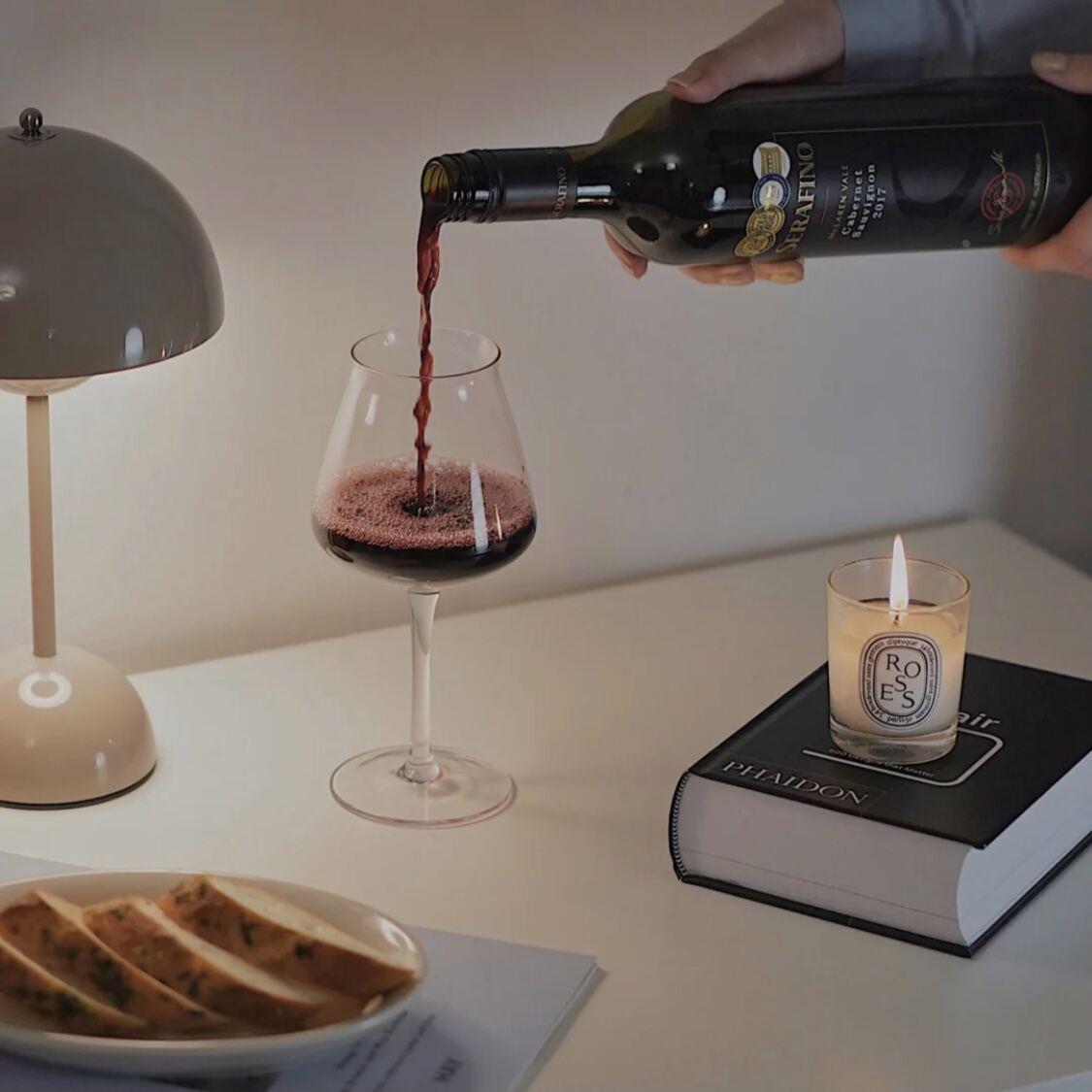 TEKU闻香高脚杯创意个性红酒杯品鉴啤酒杯家用酒杯酒店餐厅用杯子 - 图2