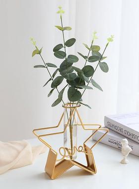 家居装饰品桌面插花摆件创意ins风餐桌摆设假花仿真花花瓶高级感