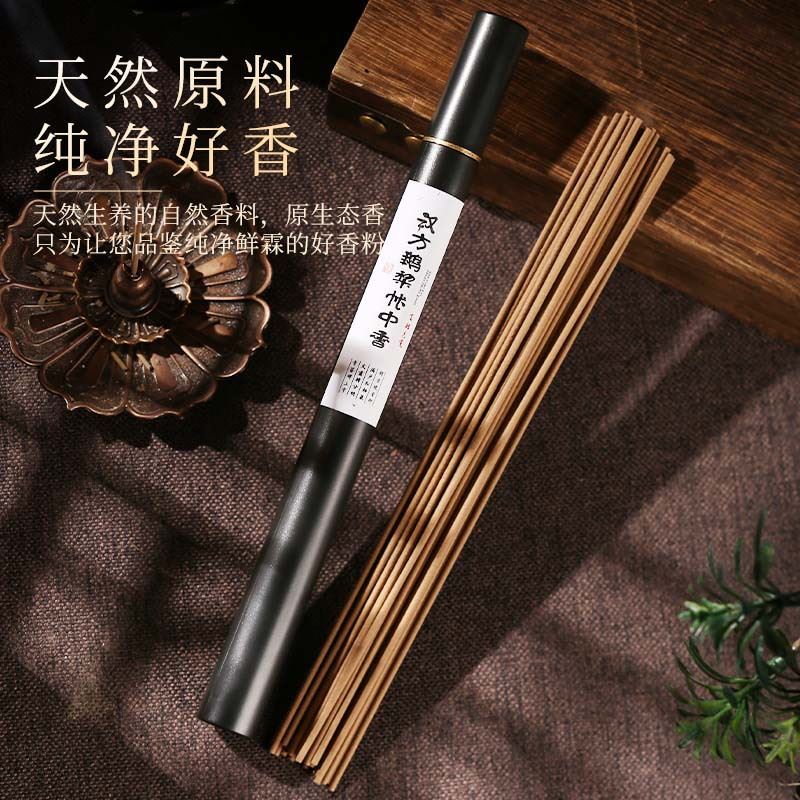 爆款天然鹅梨帐中香线香10克装沉香檀香熏香家用香薰 - 图0