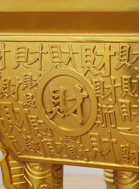 黄铜鼎摆件铜聚财鼎盛鼎家居工艺品礼品办公室摆件铜器定制