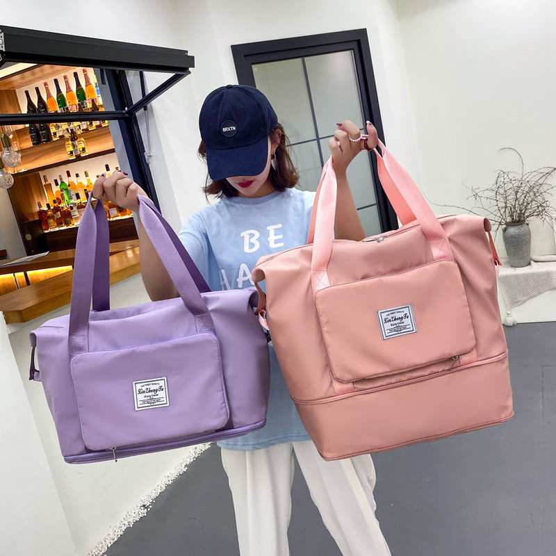 干湿分离健身手提大容量短途运动包 集博待产包