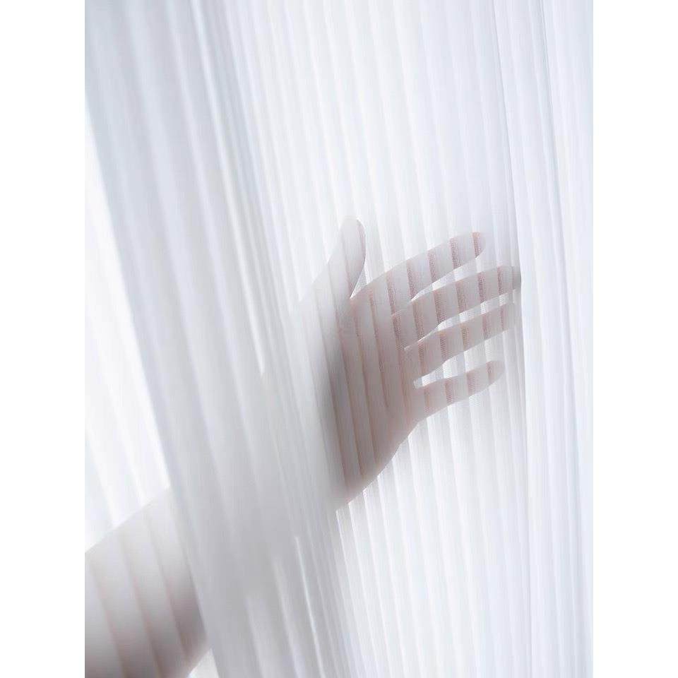 百叶纱窗帘纱帘透光不透人梦幻白纱帘竖条纹客厅窗帘成品隔断纱帘,淘宝优惠券,粉丝福利购,淘宝优惠卷