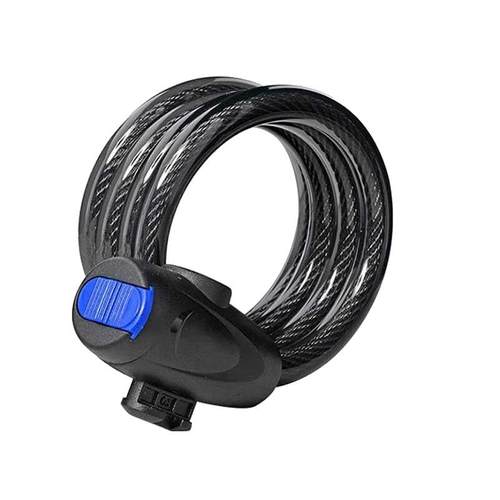 厂家自行车锁钢缆锁圈形钥匙款防盗锁单车防盗锁可定制长短定制 - 图3