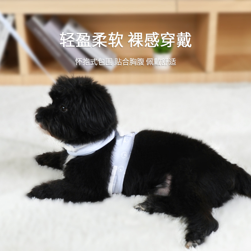 煜宠宠物 狗狗猫猫背心式遛狗小型牵引绳可爱猫咪背心牵引绳 - 图2