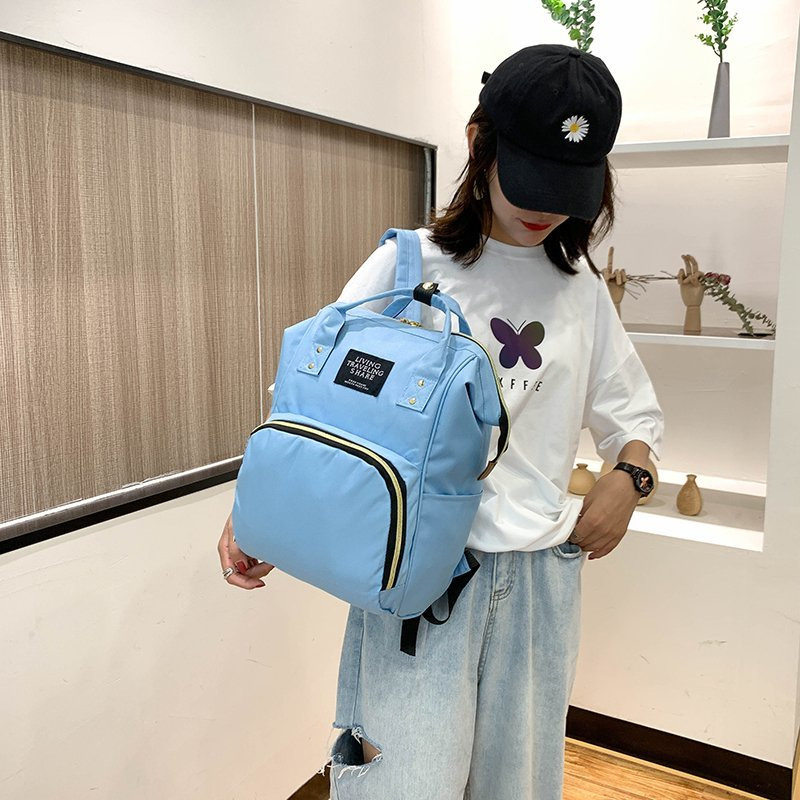 妈咪包多功能红白蓝潮妈妈双肩包 集博妈咪包/袋