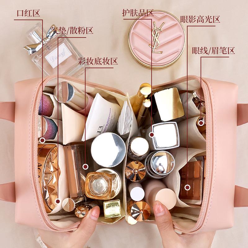 化妆包大容量高级感ins风高颜值tagi手提贝壳旅行便携化妆收纳包