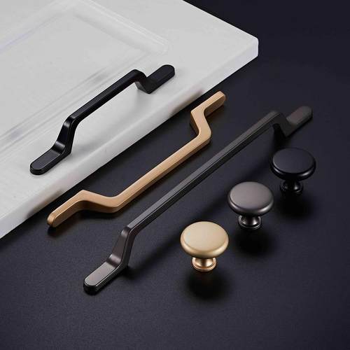 锌合金橱柜柜门拉手单孔圆形抽屉拉手 现代鞋柜小拉手酒柜门把手 - 图0