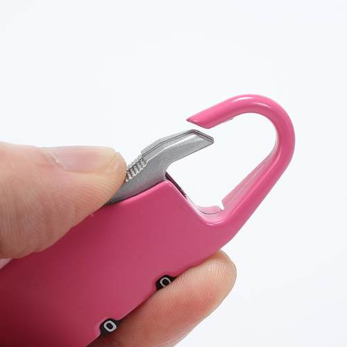 箱包机械密码锁 背包行李箱存钱罐锌合金小挂锁 迷你卡通密码挂锁 - 图2