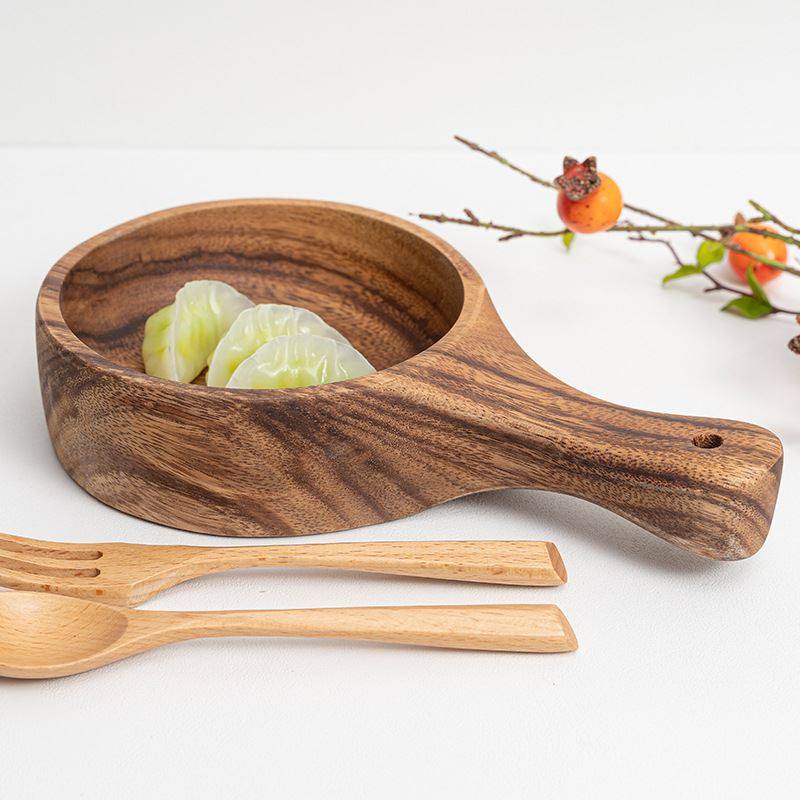 木制日式榉木相思木把手吃播水瓢水勺ins风沙拉碗果盘泡菜泡面碗,淘宝优惠券,粉丝福利购,淘宝优惠卷