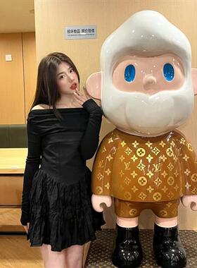 招财猫雕塑门店开业家居客厅现代装饰落地大摆件网红手办